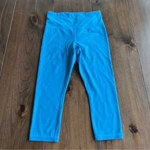 Athleta Ultra High Rise Elation Capri Blue Leggings